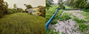 হাজীগঞ্জে খাল ভরাটের অভিযোগ: পানিনিষ্কাশন ব্যবস্থা হুমকির মুখে, পৌরবাসীর শঙ্কা